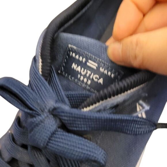 Nautica Navy Blue Sneakers Shoes Size: 10 US Men - Picture 8 of 10